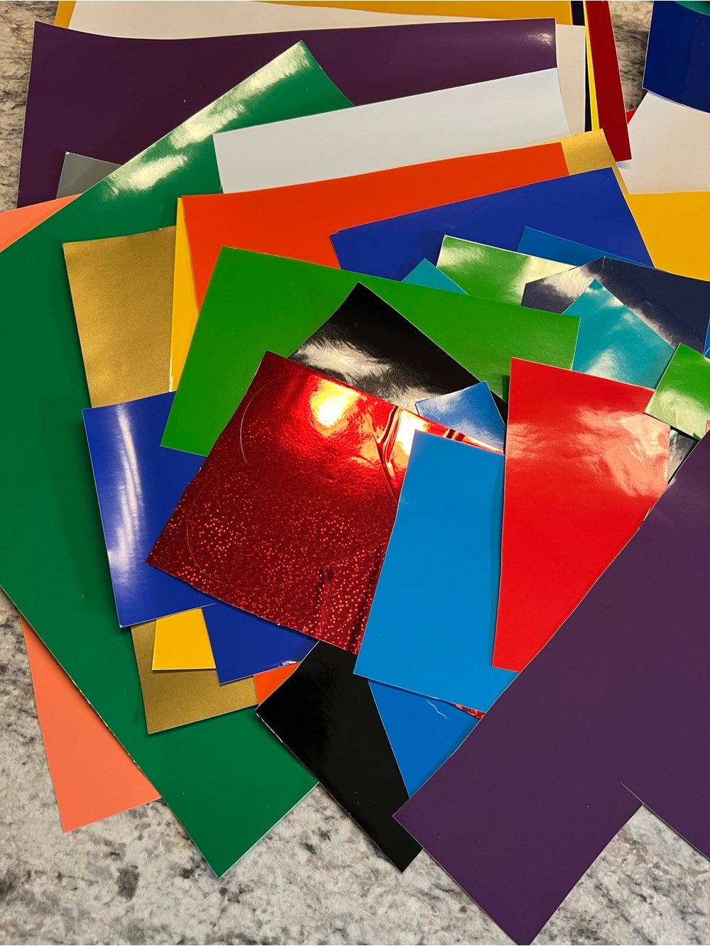 Craft Vinyl Sheets Multi-Color Assortment - Picture 5 of 5
